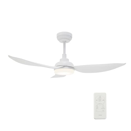 Carro USA Daffodil 45 inch 3-Blade Smart Ceiling Fan with LED Light Kit and Remote