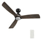 Carro USA Riley 48 inch 3-Blade Smart Ceiling Fan with LED Light Kit & Remote