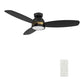 Carro USA Fremont 48 inch 3-Blade Flush Mount Smart Ceiling Fan with LED Light Kit & Remote