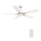 Carro USA Olinda 52 inch 5-Blade Smart Ceiling Fan with LED Light Kit & Remote