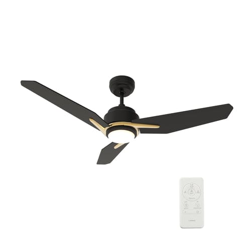 Carro USA Tracer 56 inch 3-Blade Smart Ceiling Fan with LED Light Kit & Remote Control