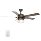 Carro USA Alexia 52 inch 5-Blade Smart Ceiling Fan with Smart Wall Switch