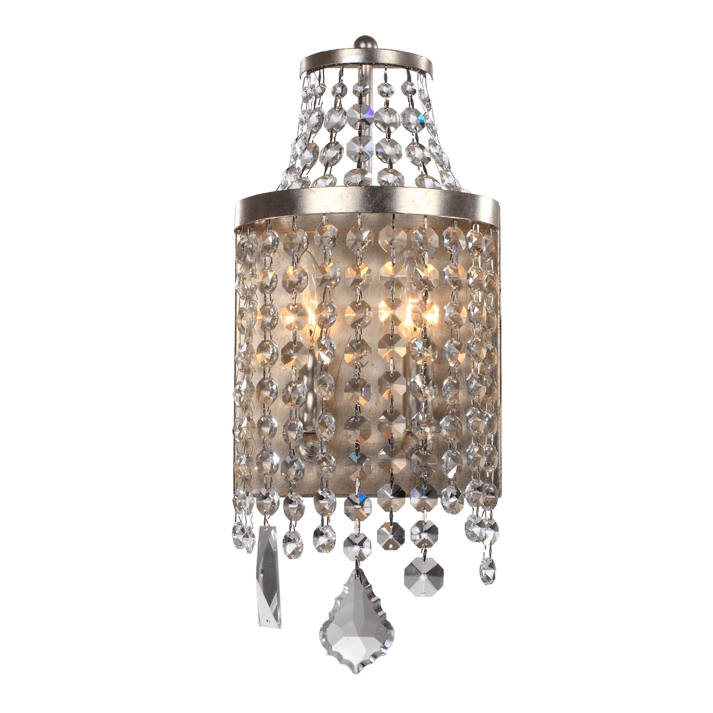 Zeev Lighting 2-Light Crystal Wall Sconce