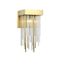 Zeev Lighting 1-Light Vertical Crystal Wall Sconce