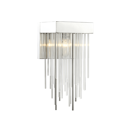 Zeev Lighting 1-Light Vertical Crystal Wall Sconce