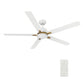 Carro USA Kannan 60 inch 5-Blade Ceiling Fan with LED Light & Remote Control