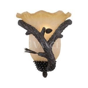 Aspen 12.25-in Wall Light Pine Tree