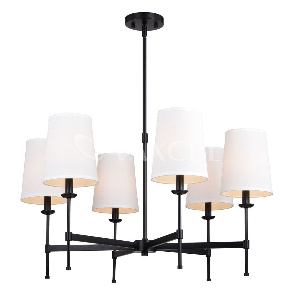 Camden 30-in 6 Light Chandelier