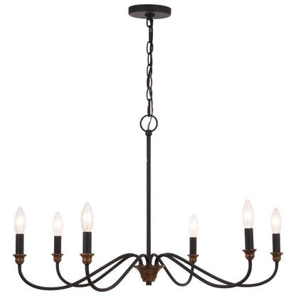 Annabelle 30-in. 6 Light Chandelier