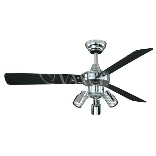 Cyrus 42-in LED Ceiling Fan Chrome