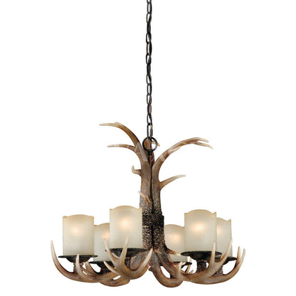 Yoho 6 Light Antler Chandelier