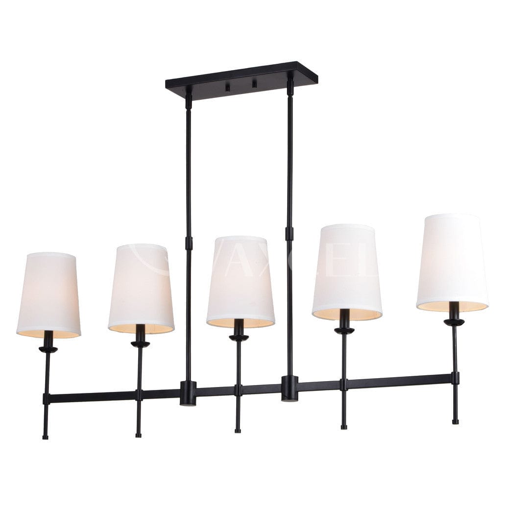 Camden 45.5-in 5 Light Linear Chandelier