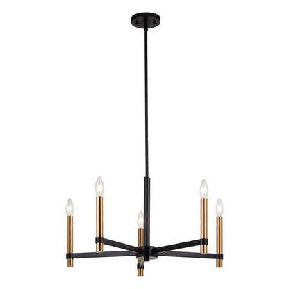 Damen 25-in. 5 Light Chandelier