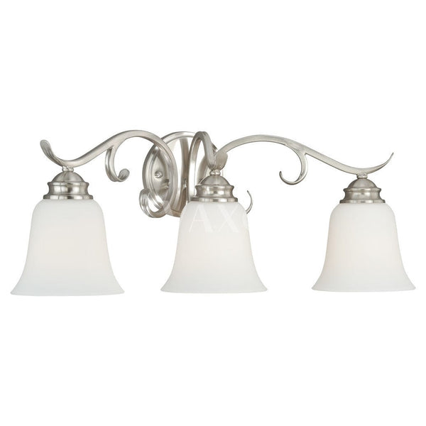 Hartford 3 Light Vanity Satin Nickel