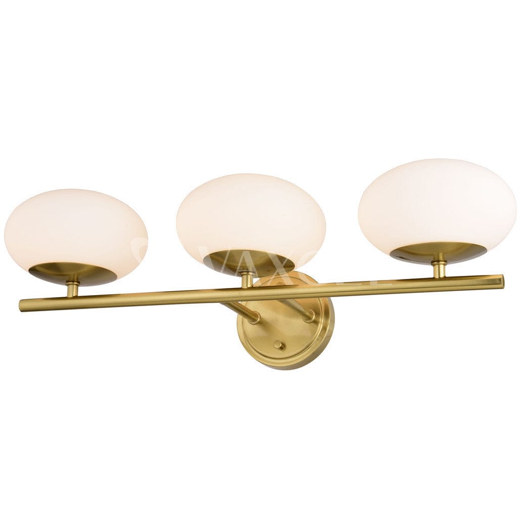 Sloane 3 Light Vanity Satin Brass