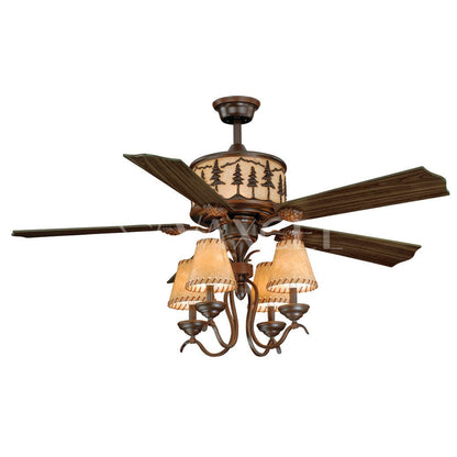 Yosemite 56 inch LED Tree Ceiling Fan Burnished Bronze