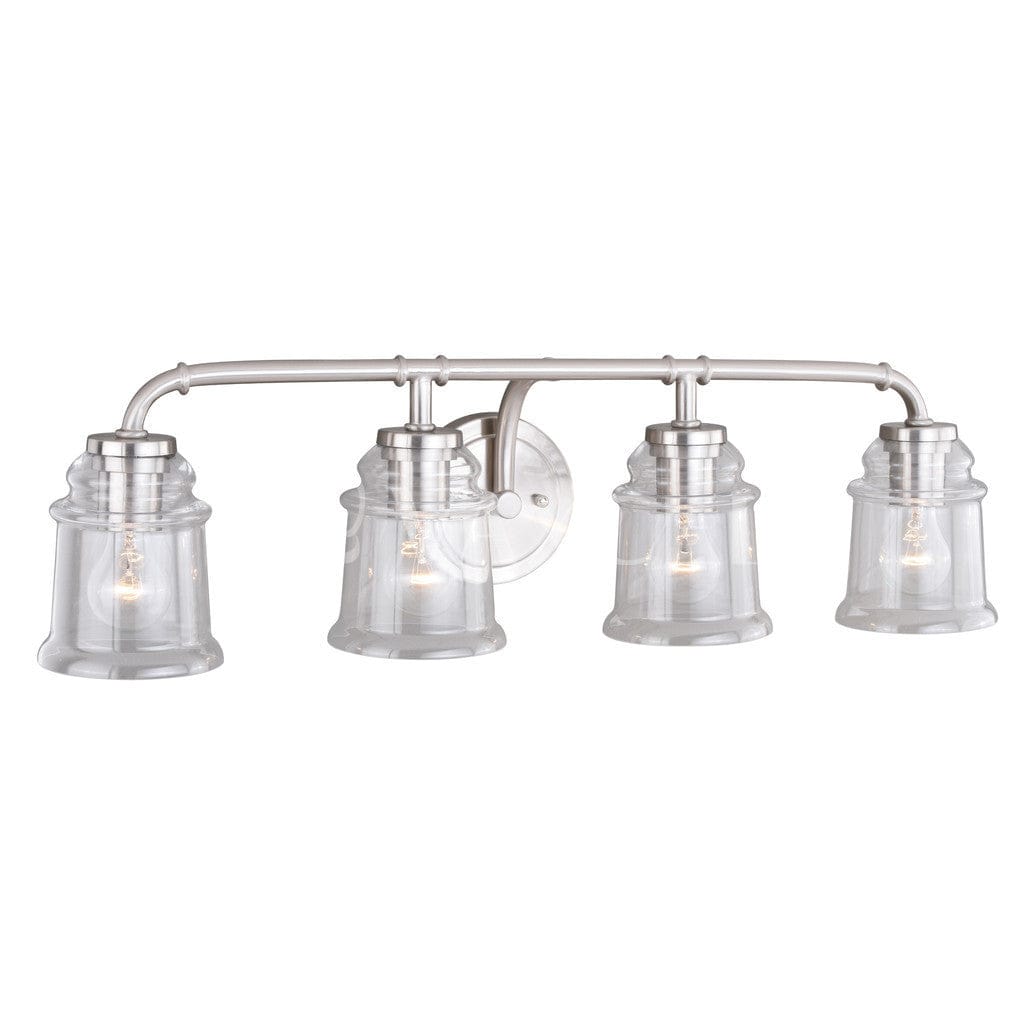 Toledo 4L Vanity Satin Nickel