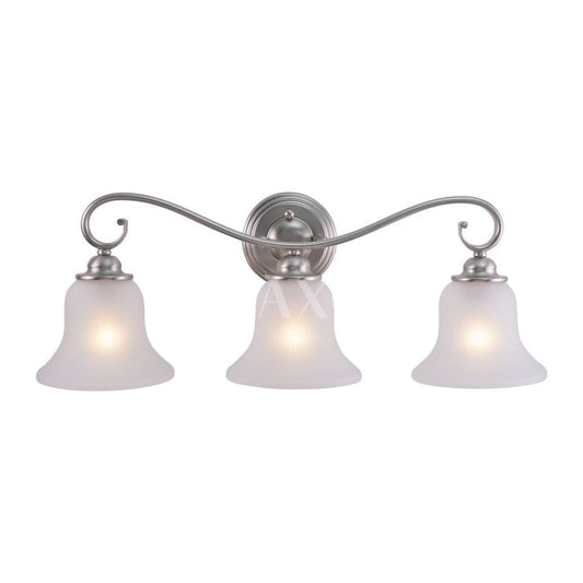 Monrovia 3 Light Vanity Brushed Nickel