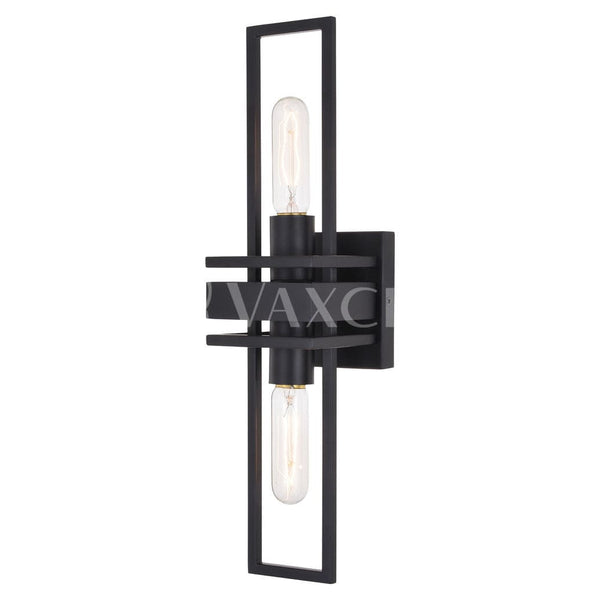 Marquis 2 Light Wall Light Matte Black