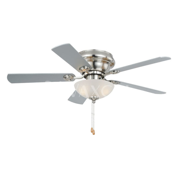 Expo 42 inch Flush mount Ceiling Fan Satin Nickel