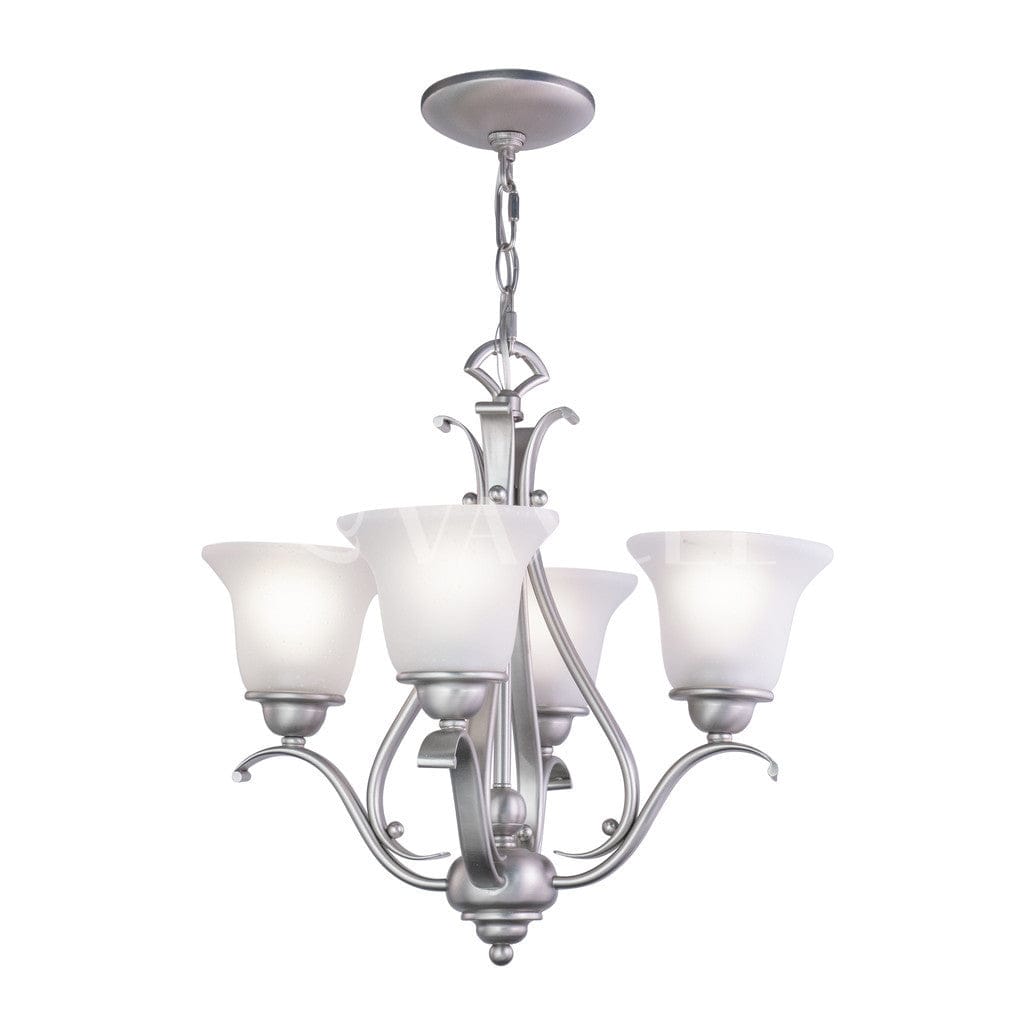 Monrovia 4 Light Mini Chandelier or Semi Flush (Dual Mount)