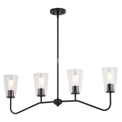 Beverly 36-in 4 Light Linear Chandelier