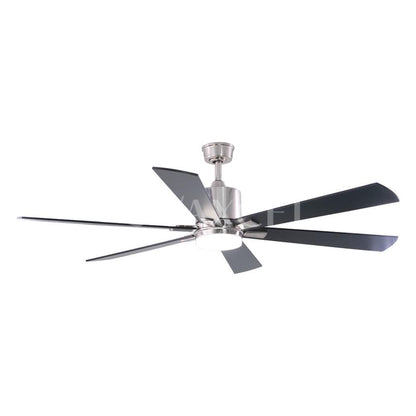 Wheelock 60 inch W LED Ceiling Fan Satin Nickel