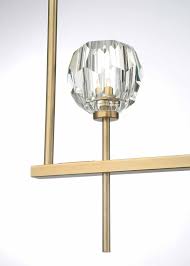 Zeev Lighting 12-Light 48" Linear Crystal Chandelier