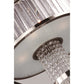 Zeev Lighting 4-Light 22" Crystal Hybrid Chandelier